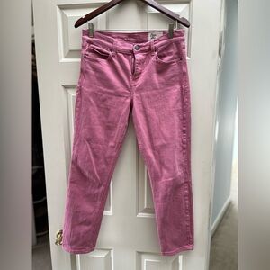 Cosmic Blue Love Pink Straight Leg Women's Jeans